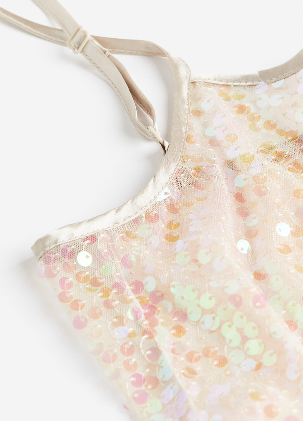 Світло-рожева вечірня сукня сукня-комбінація H&M однотонна