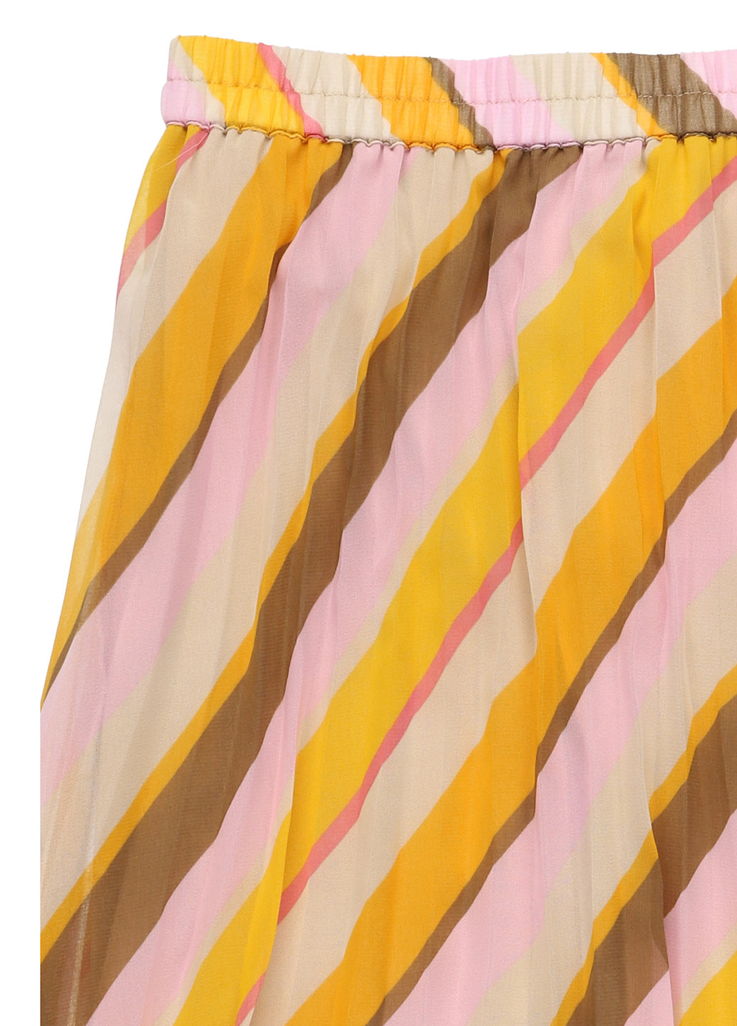 Разноцветная кэжуал в полоску юбка Second Female плиссе