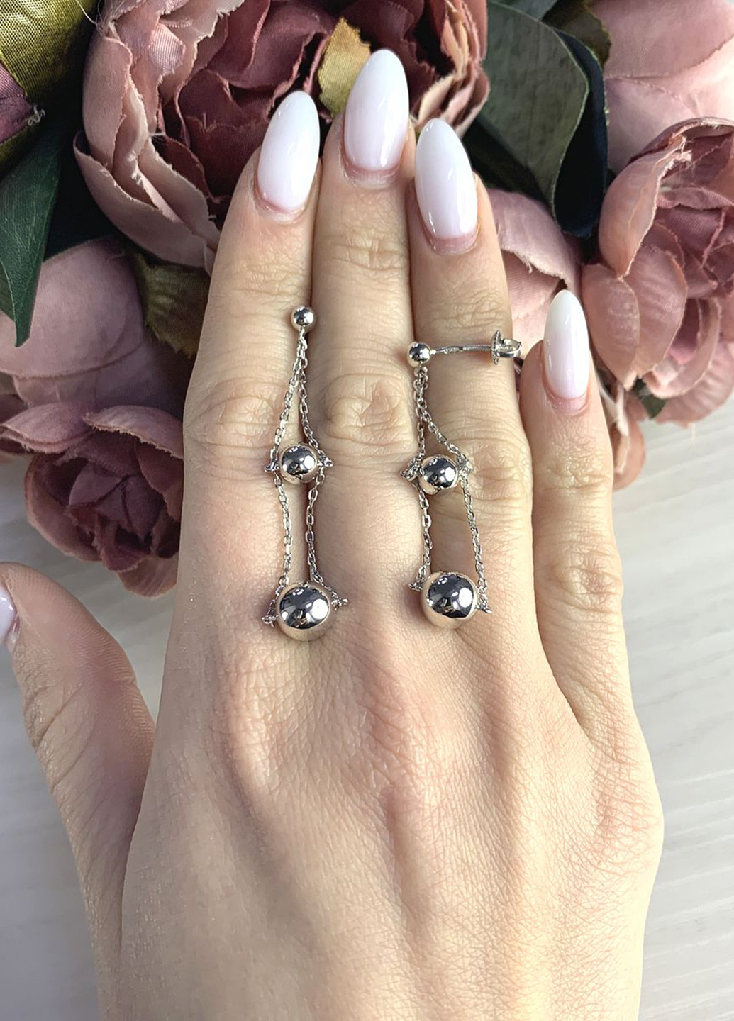 Сережки Silver Flame (207611454)