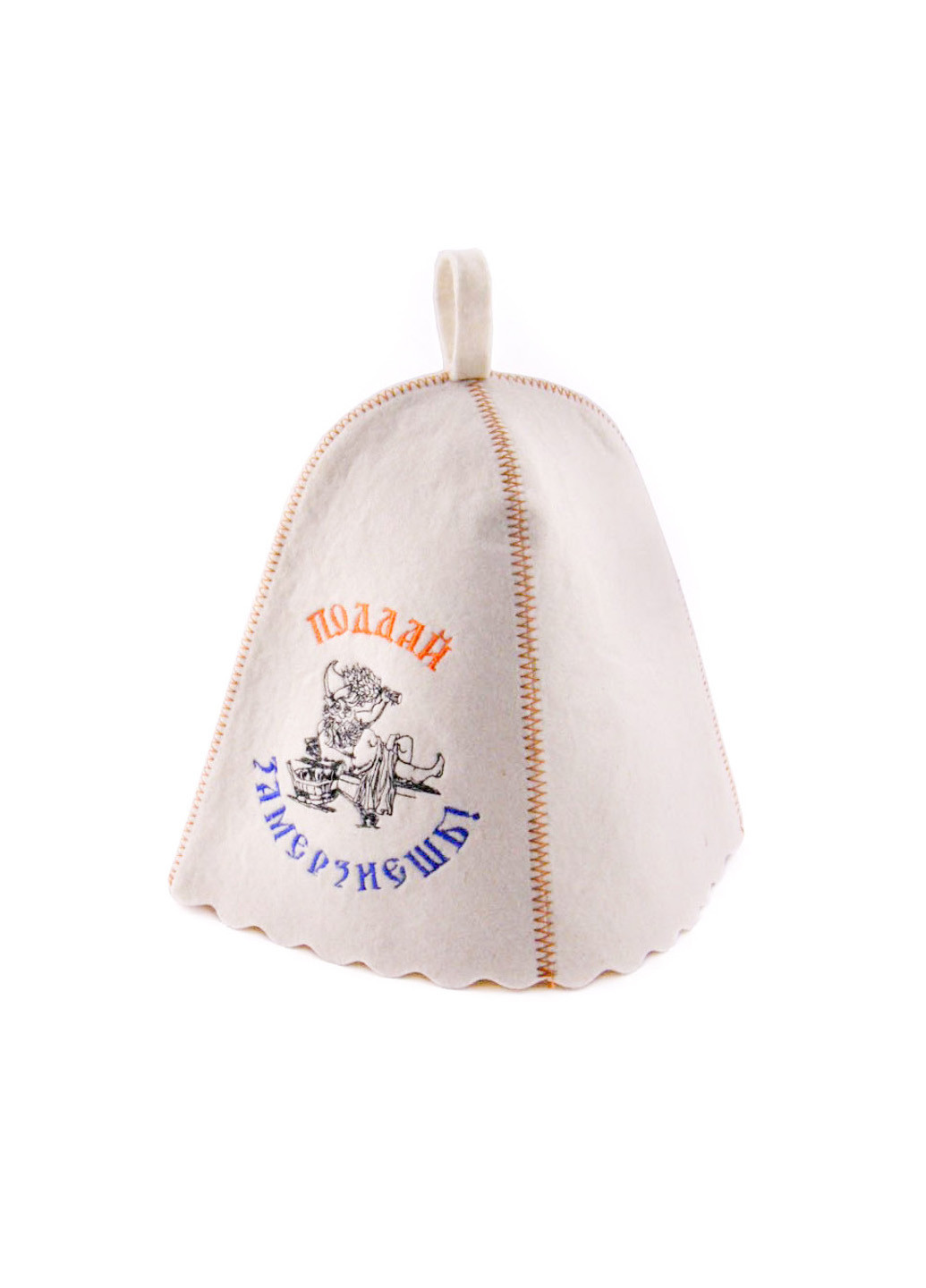 Банная шапка "Поддай замерзнешь" Luxyart (189142750)