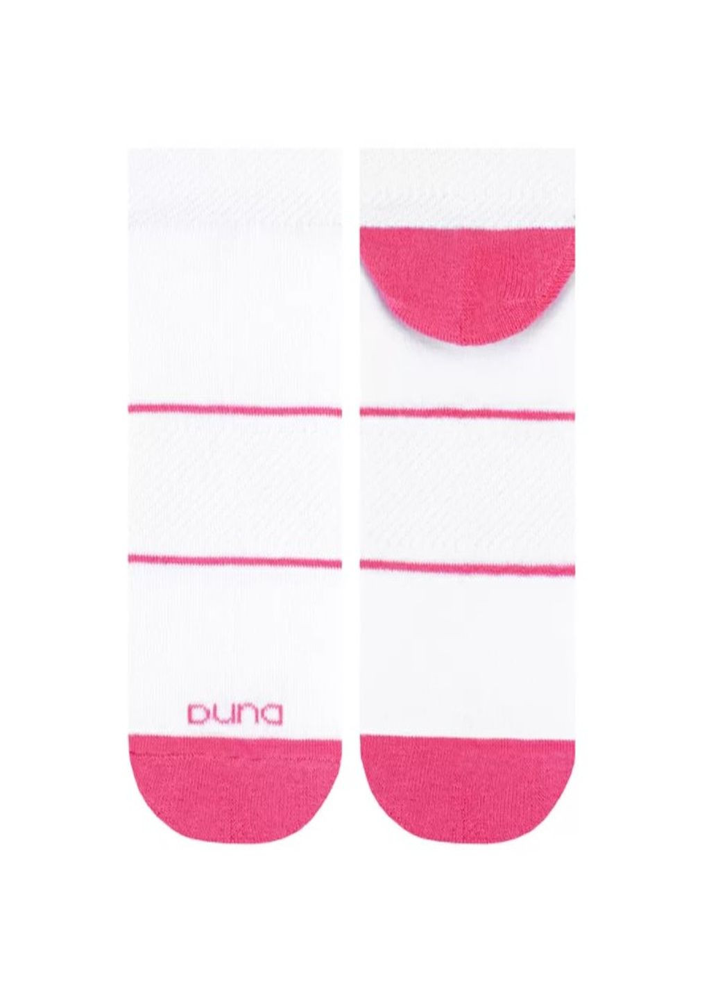 Набор (3 шт) женских носков Duna 3098 однотонные белые повседневные