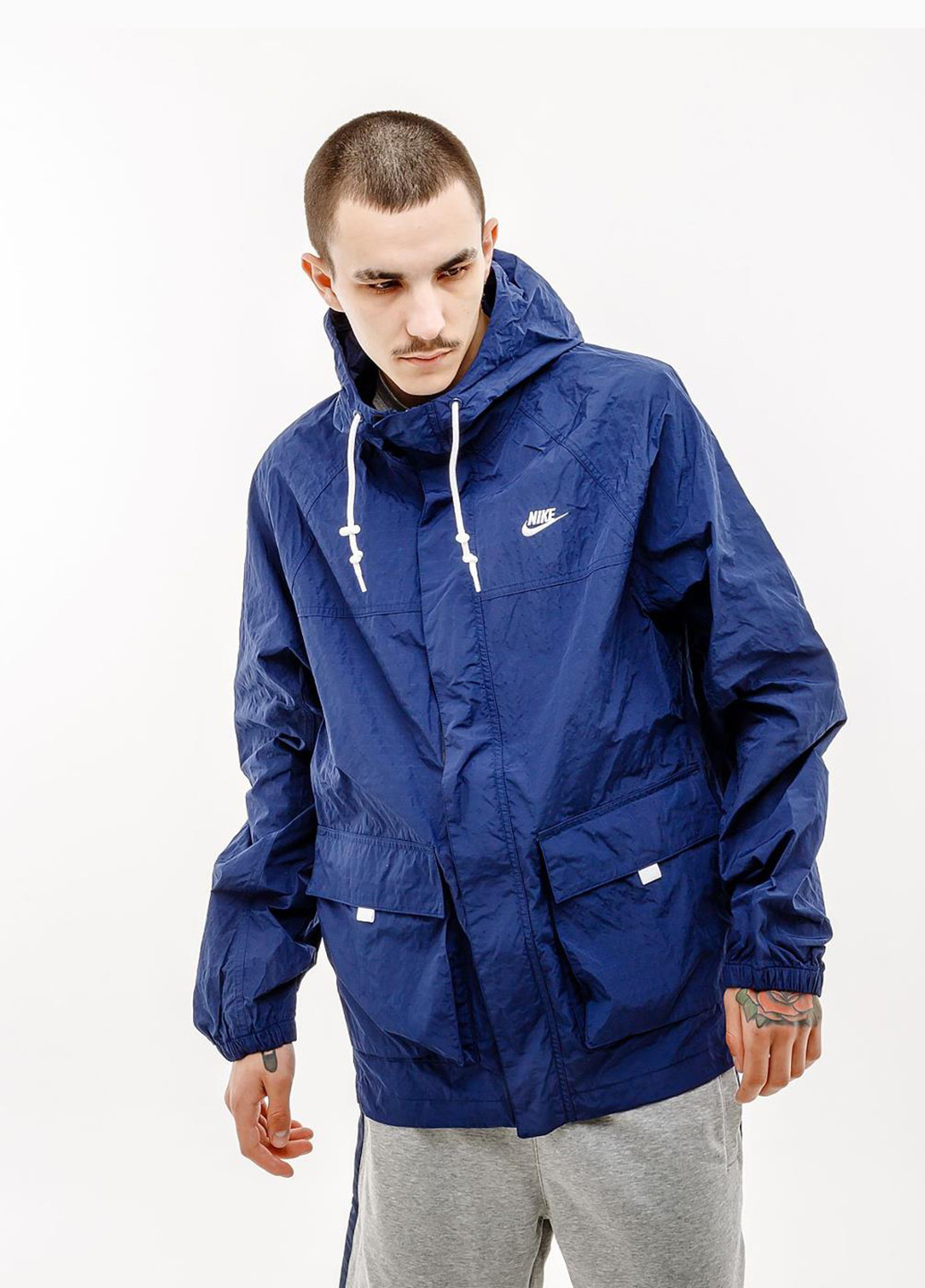 Комбинированная демисезонная куртка fn3108-410 Nike M NK CLUB BANDON