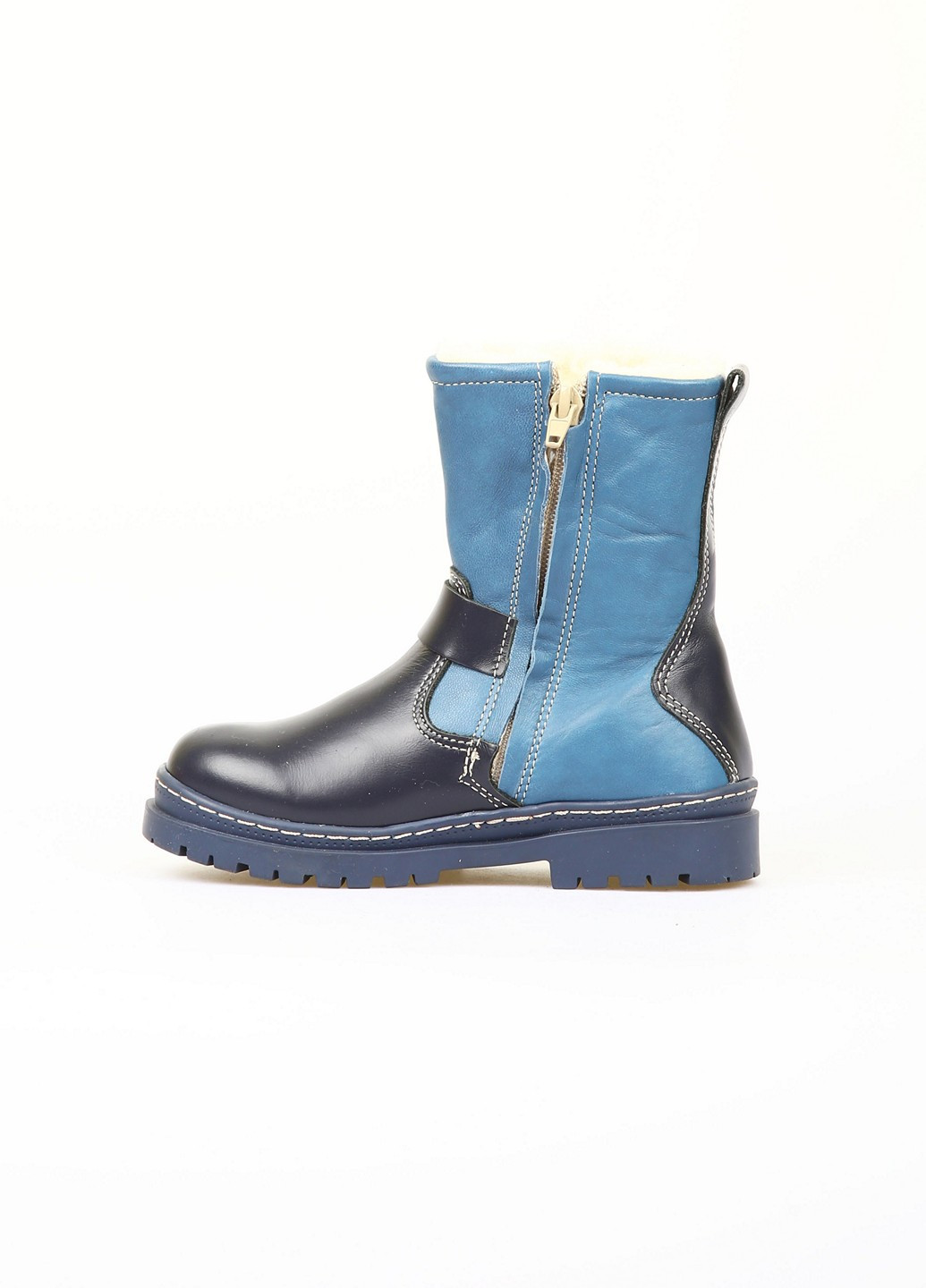 Синие кэжуал зимние ботинки Kapchitsa