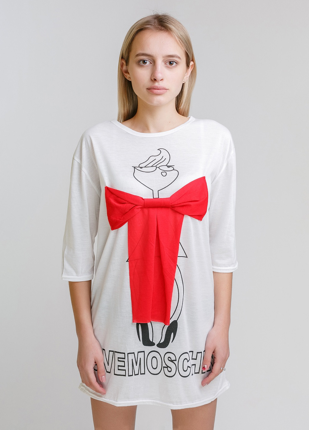 Футболка с мультяшным принтом No Brand - (254526318)