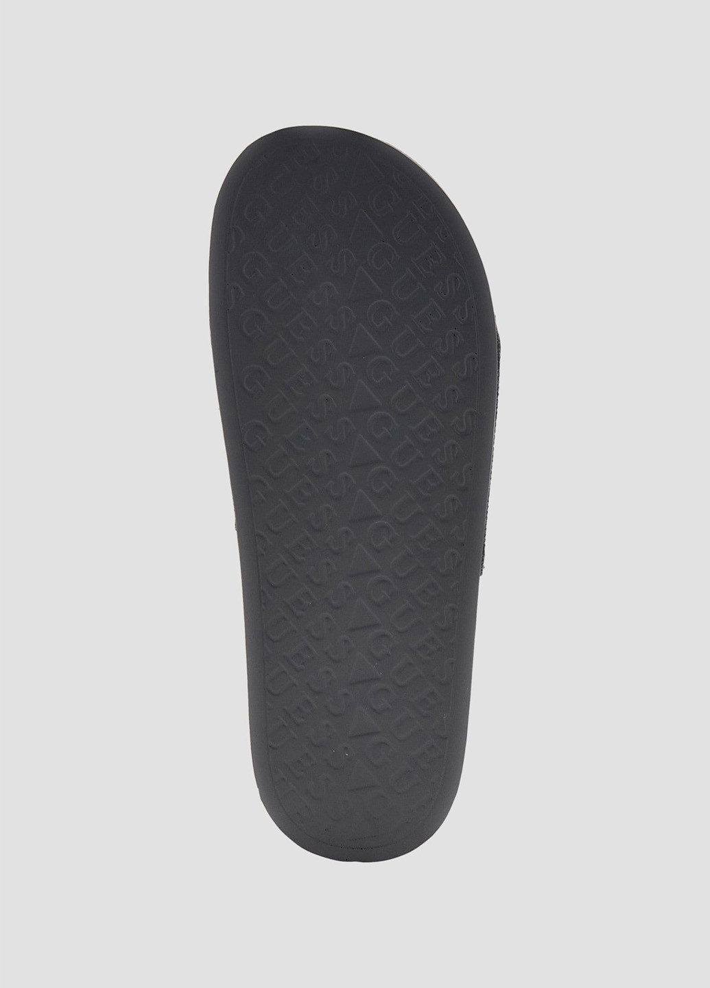Черные пляжные шлепанцы Guess
