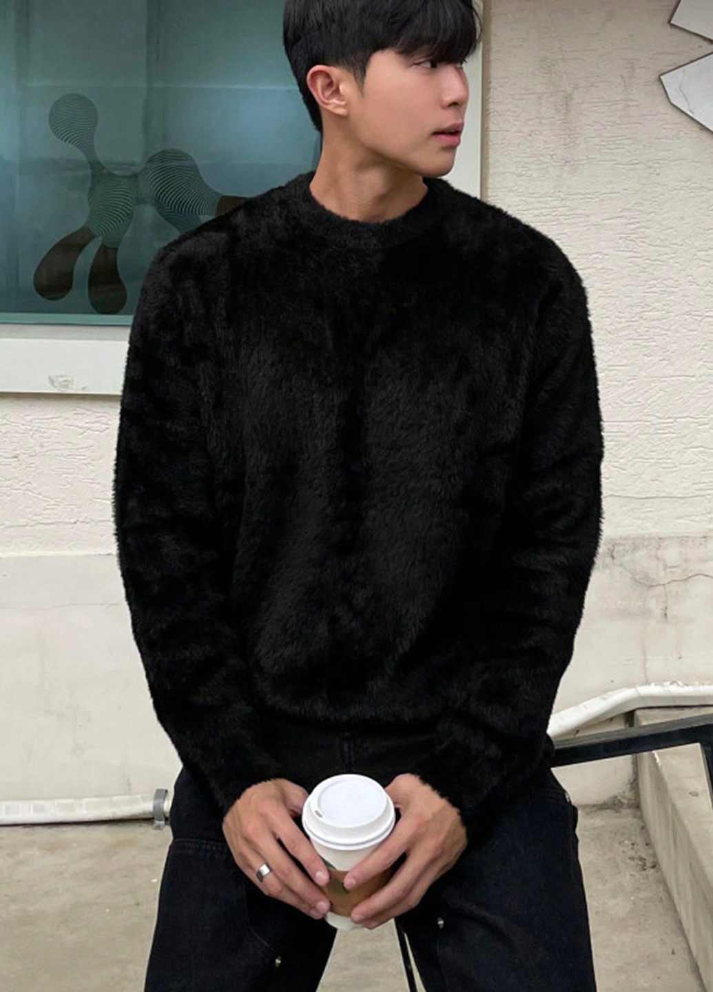 Черный демисезонный джемпер джемпер SHEIN