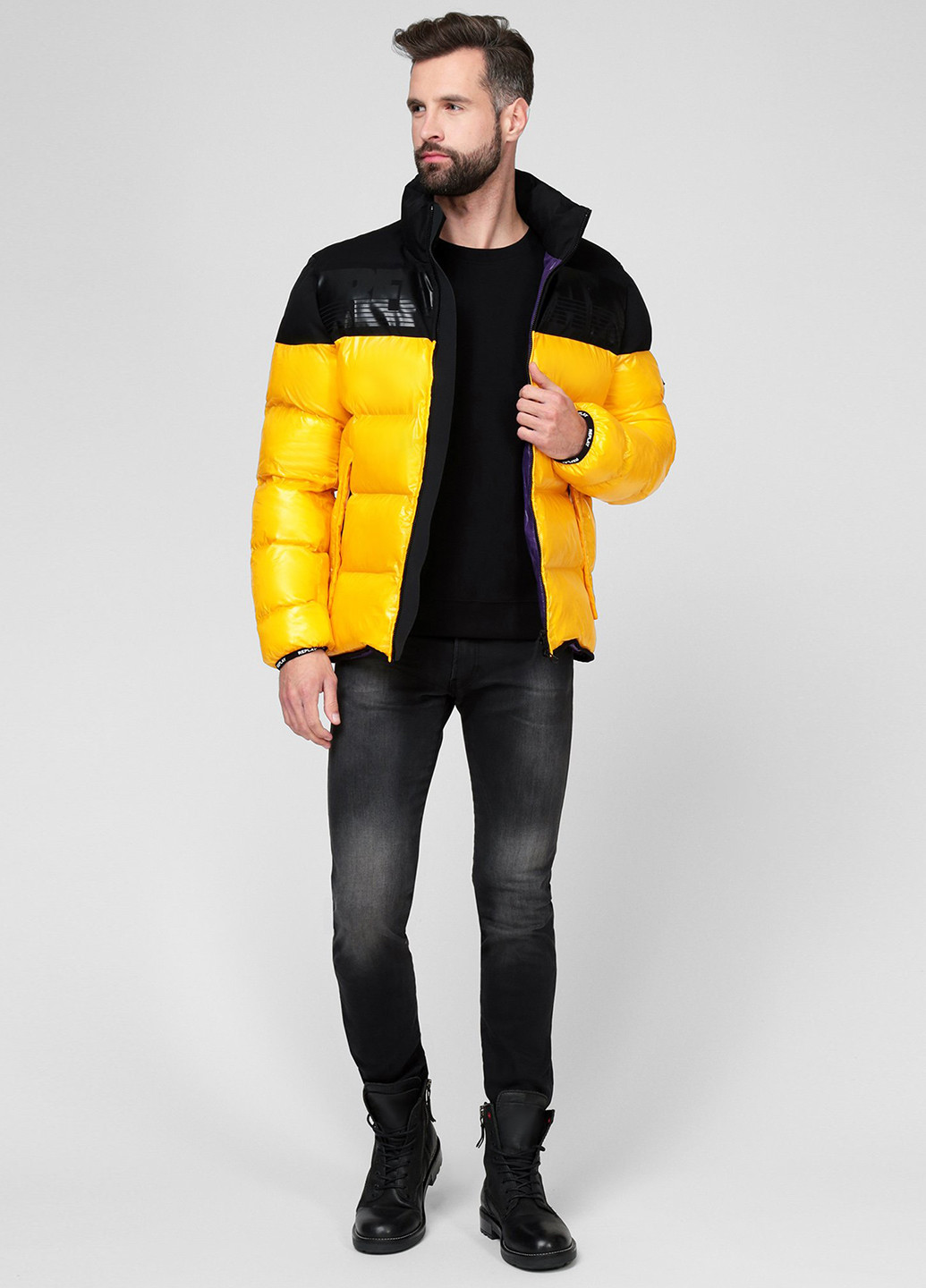 Жовта зимня куртка Replay