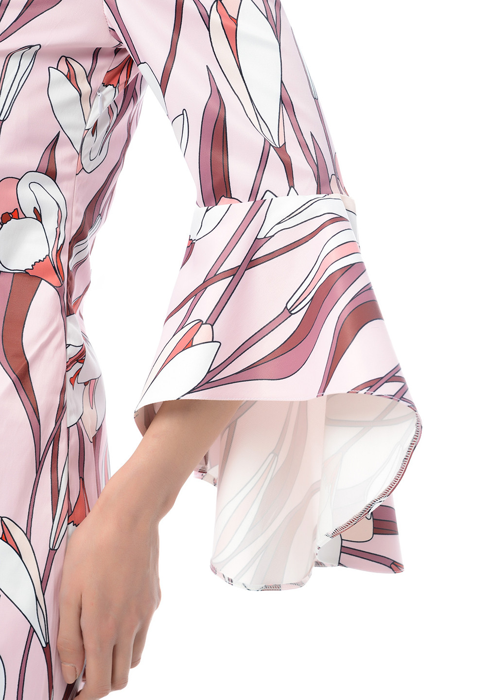 Светло-розовое кэжуал платье Iren Klairie с рисунком