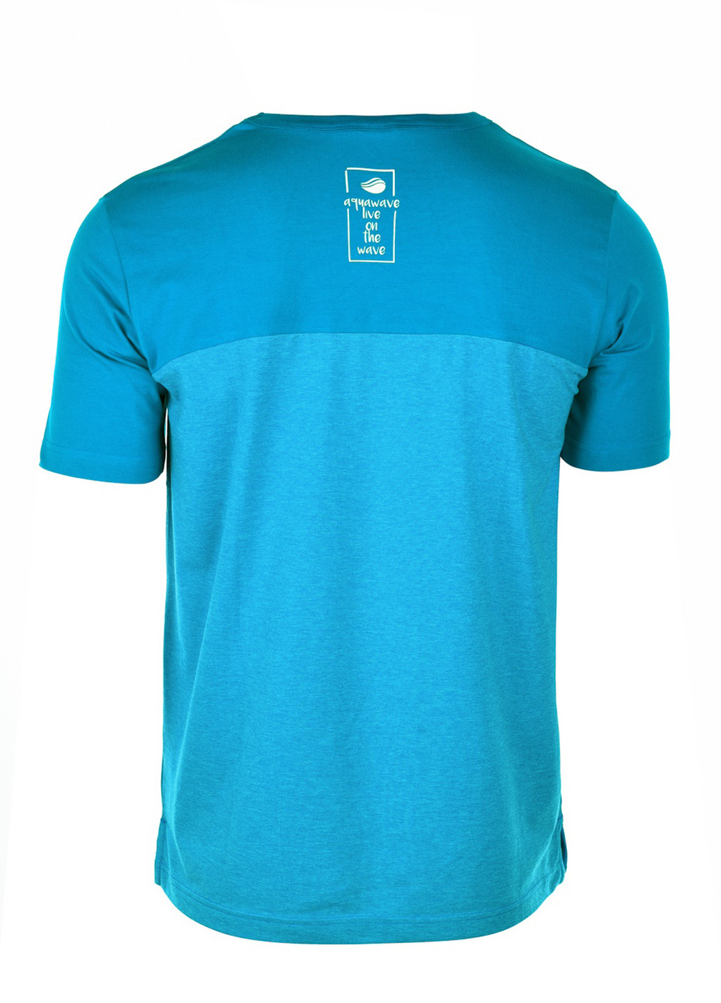 Синяя футболка с коротким рукавом AquaWave