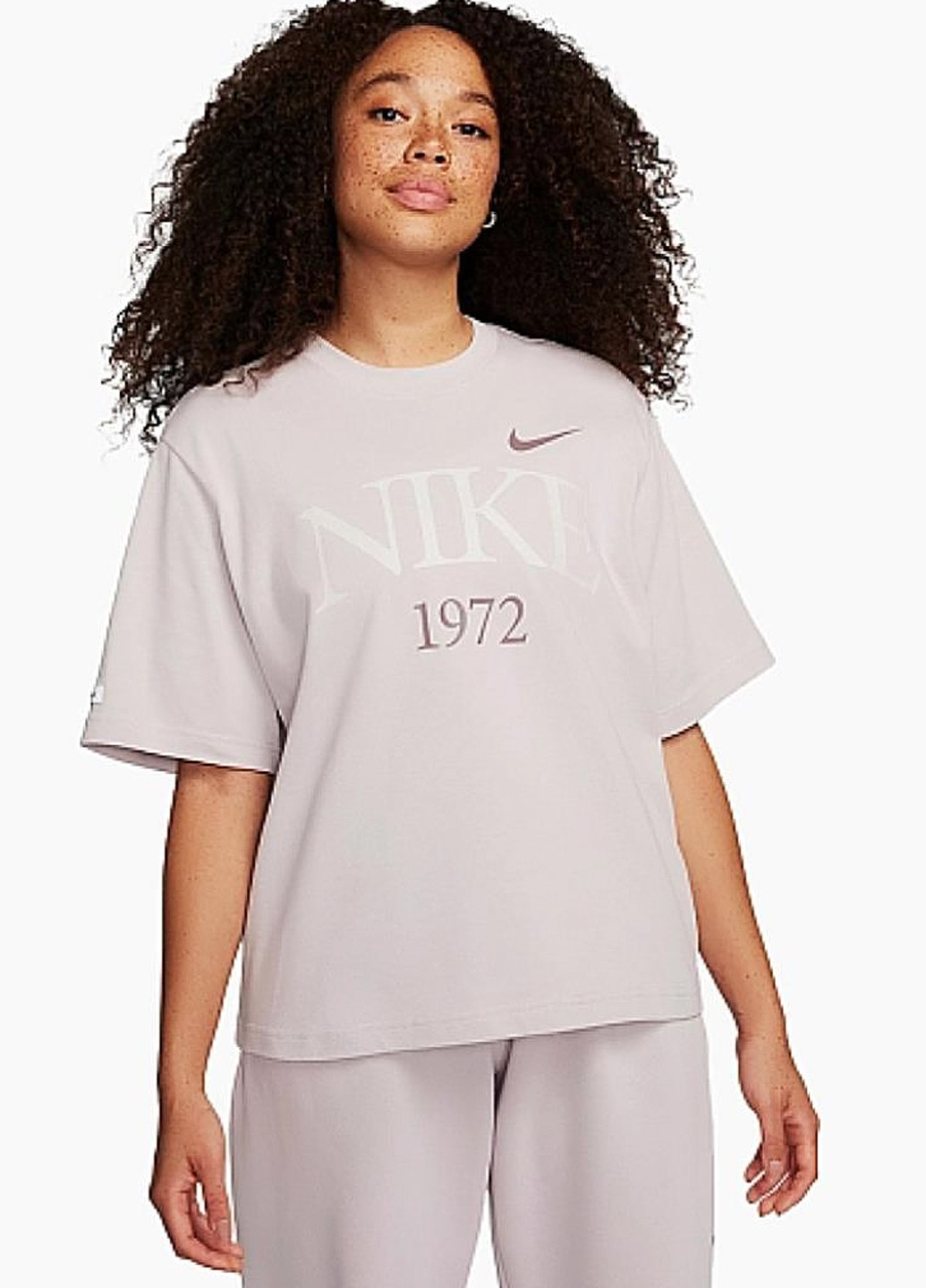 Футболка FQ6600-019 Nike W NSW TEE CLASSICS BOXY - (318277873)