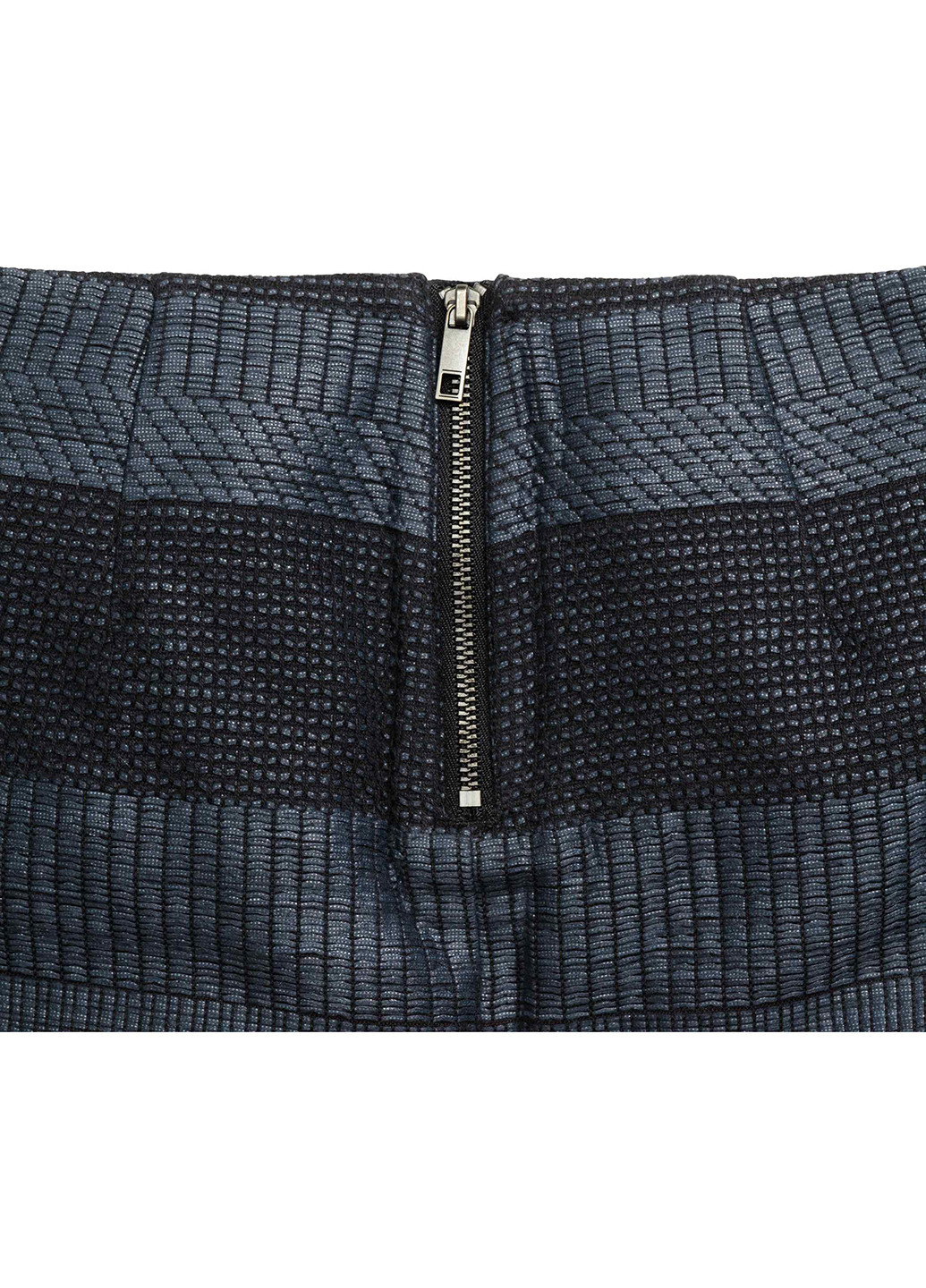 Темно-синяя кэжуал в полоску юбка H&M карандаш