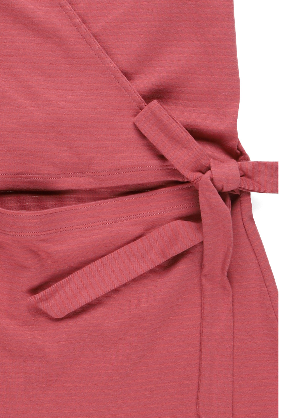 Розовое кэжуал платье на запах Abercrombie & Fitch однотонное
