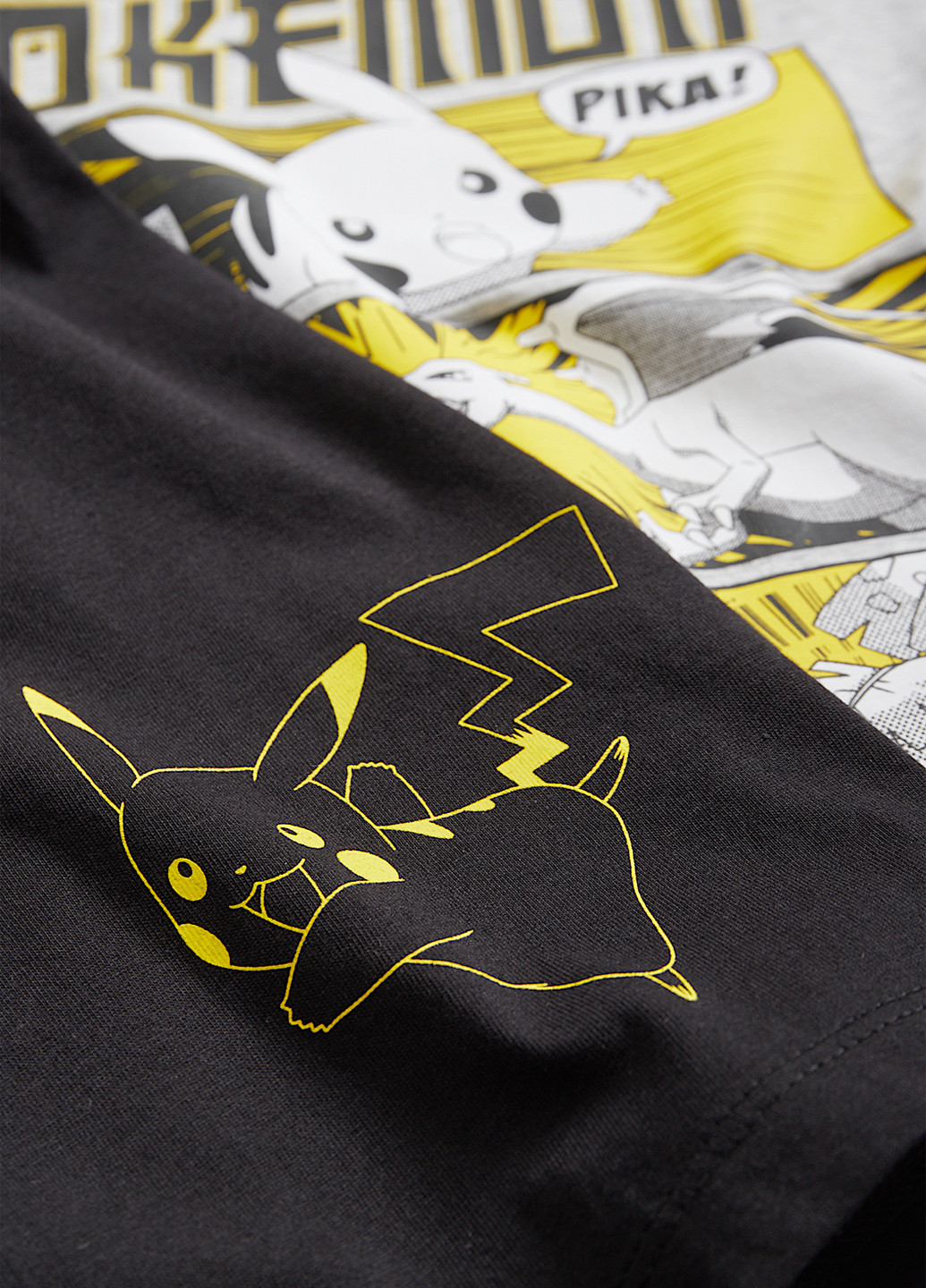 Светло-серый летний комплект (футболка, шорты) C&A