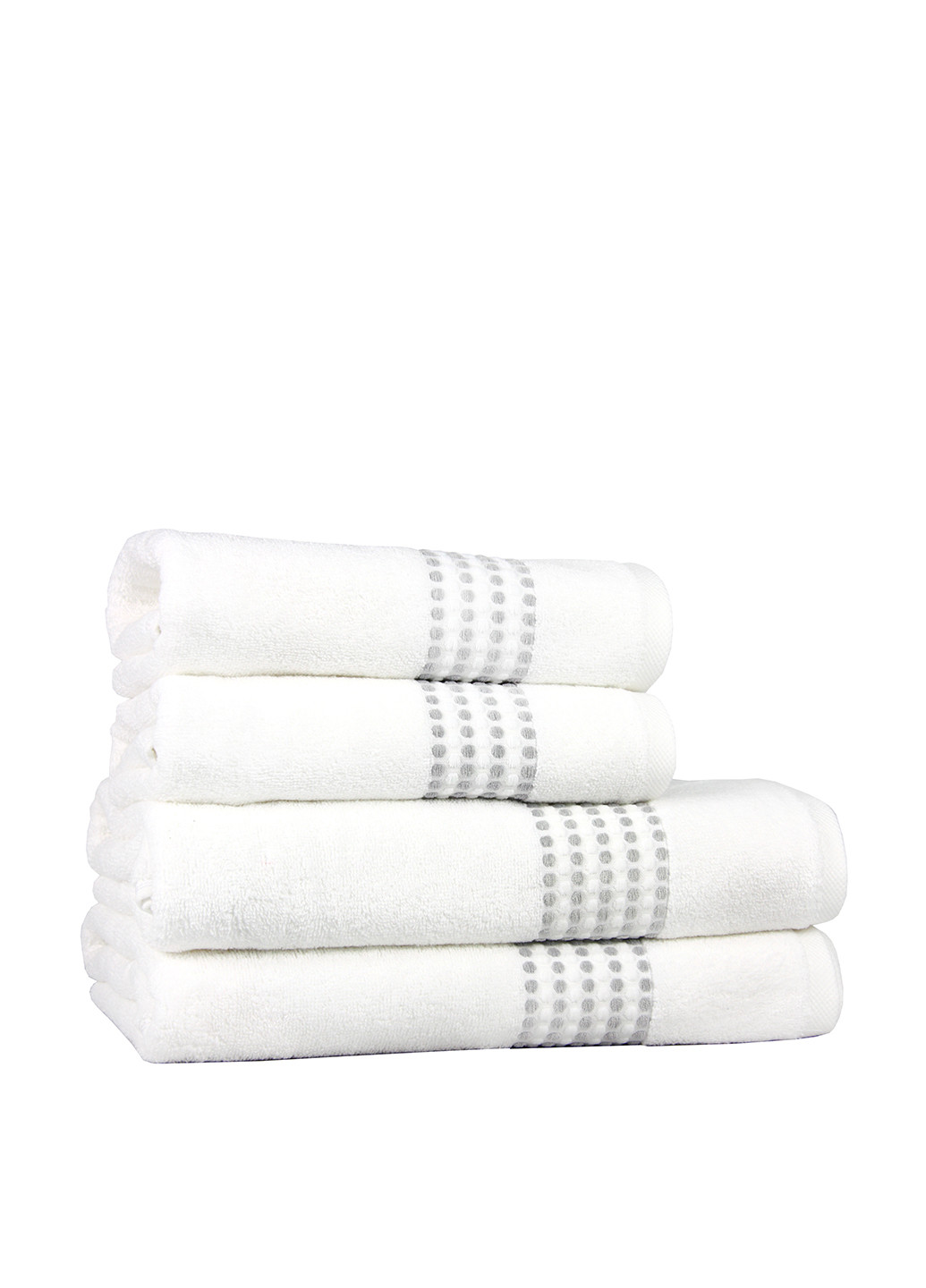 Maisonette полотенце (1 шт.), 50х100 см однотонный белый производство - Турция