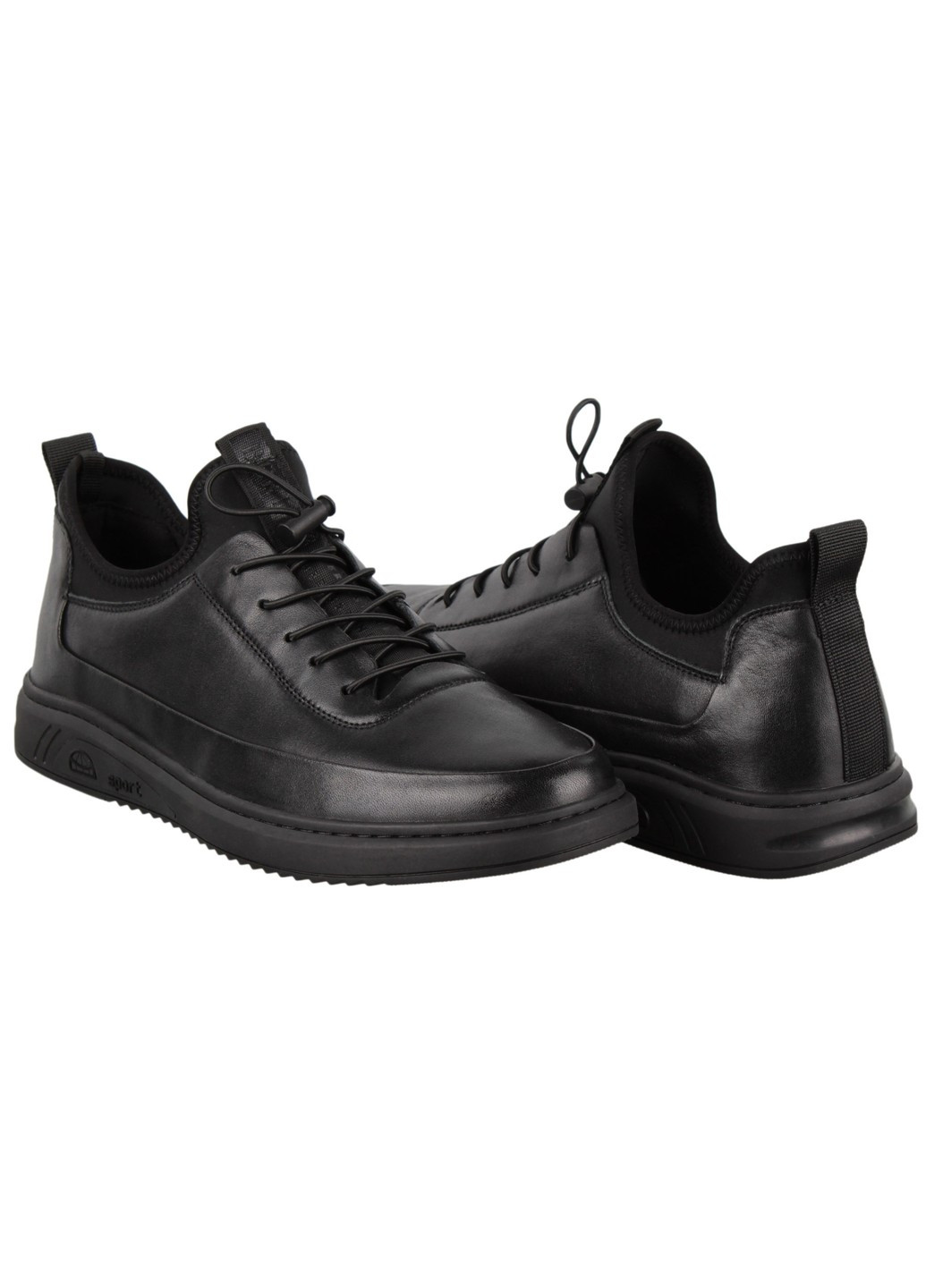 Черные демисезонные мужские кроссовки 198621 Berisstini