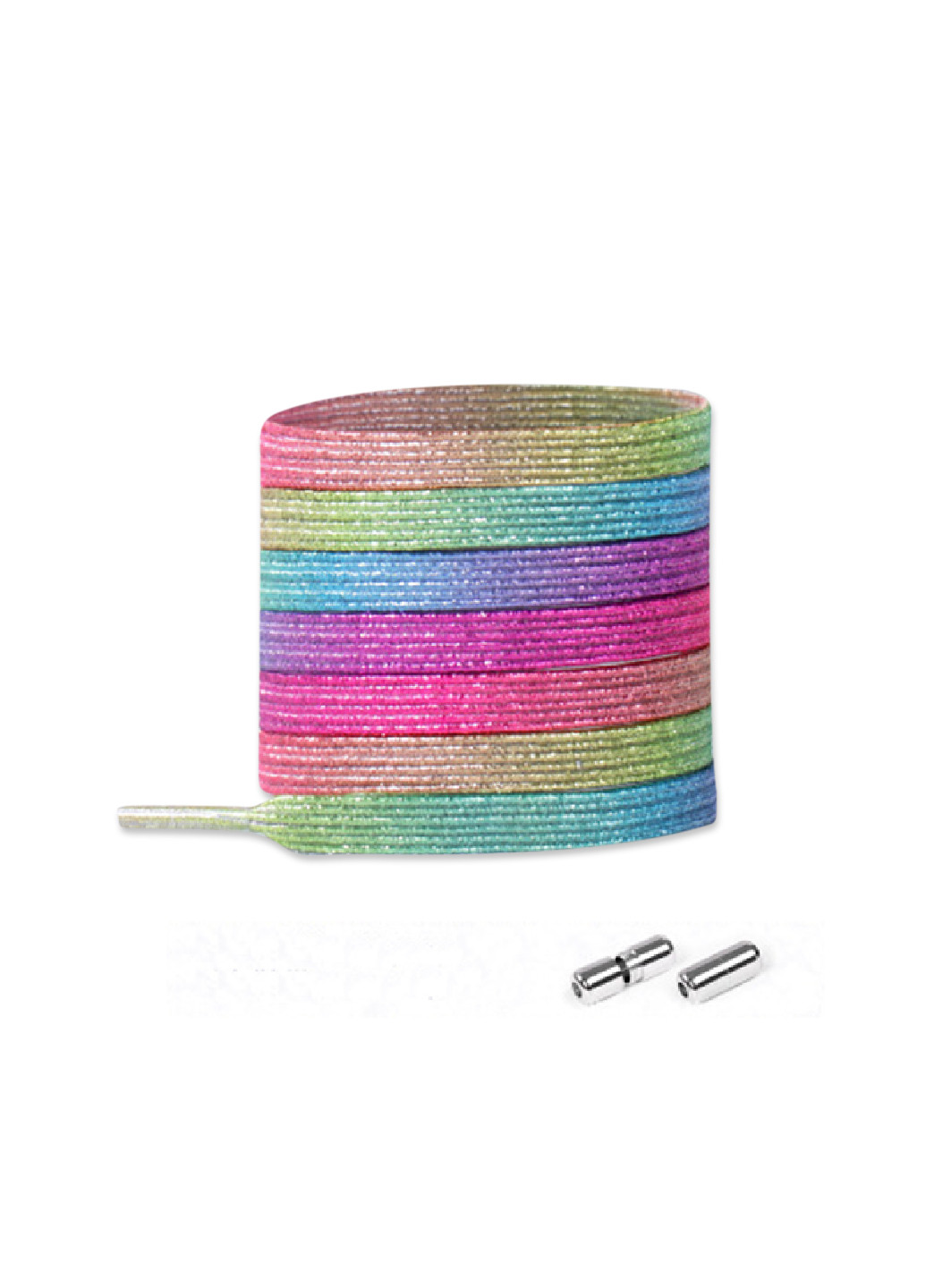 Цветные эластичные шнурки-резинки с фиксатором закруткой, 100 см, цвет №120 No Brand (254584250)