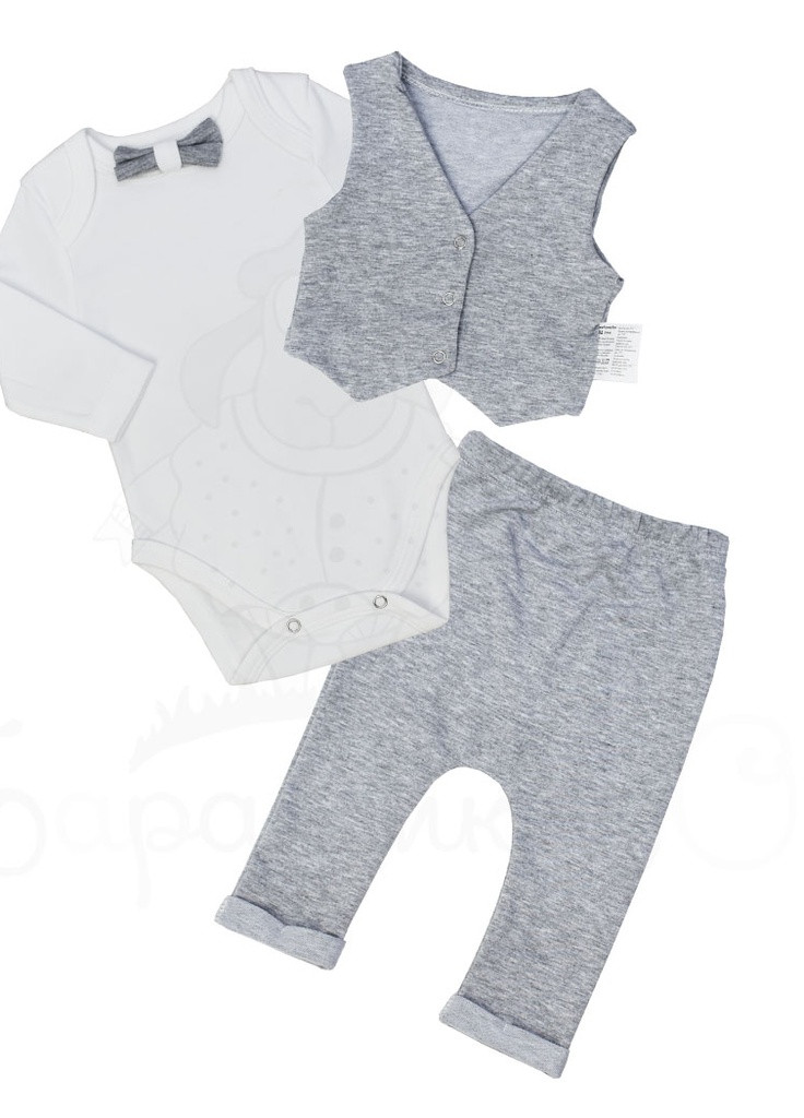 Комбинированный демисезонный комплект одежды для младенцев Баранчик БО