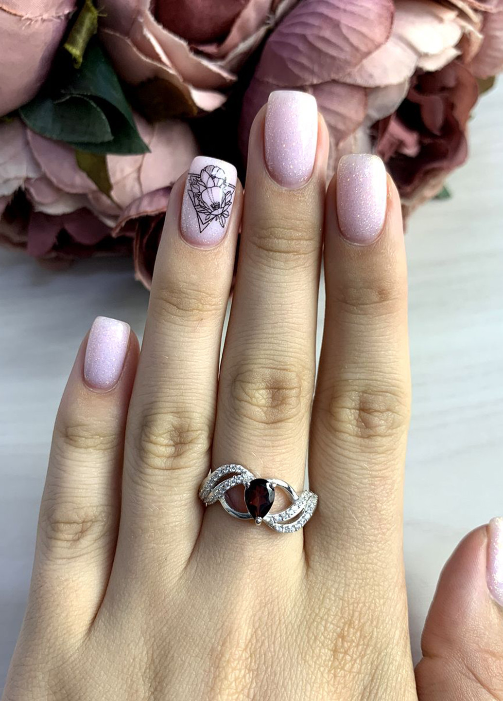 Кільце Silver Flame (191715690)