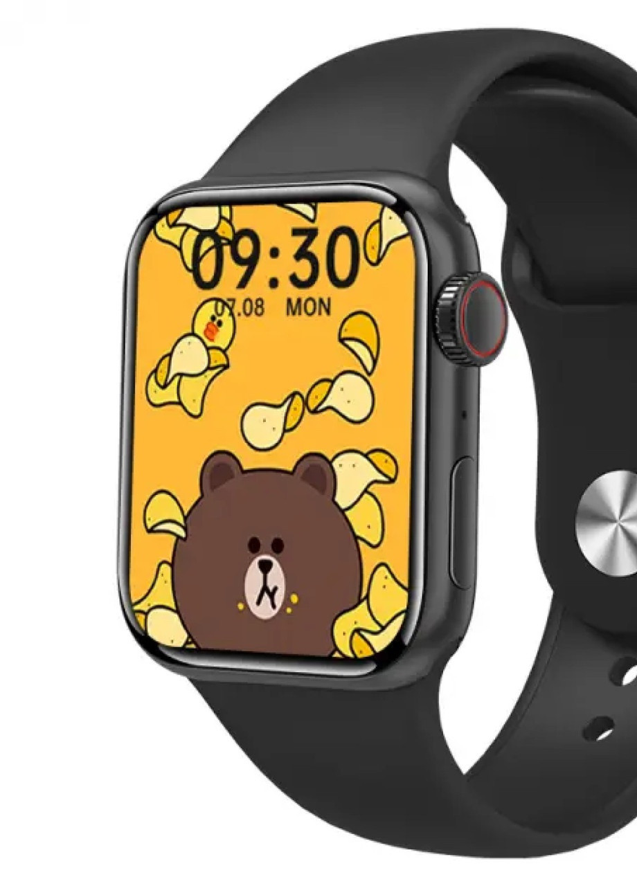 Умные Смарт-часы Smart Watch M16 Mini Series 6 38mm Aluminium (Уведомления, Звонки) Черные No Brand (255457054)