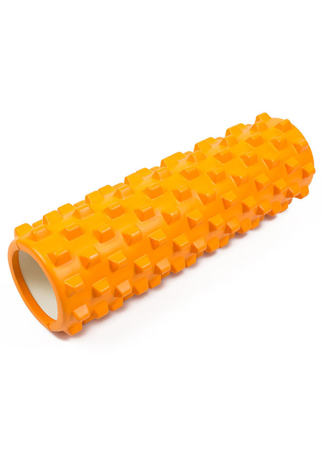 Массажный ролик Grid Roller PRO 45 см оранжевый (роллер, валик, цилиндр) EasyFit (237657498)