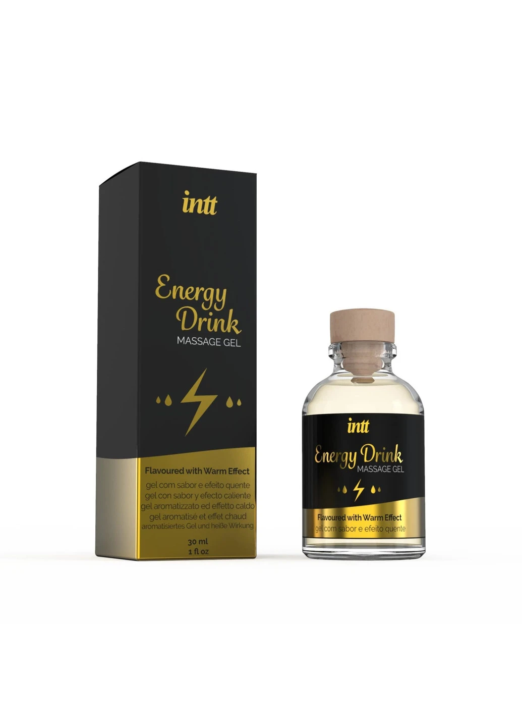 Масажний гель для інтимних зон Energy Drink (30 мл) Розігріваючий Intt (251851936)
