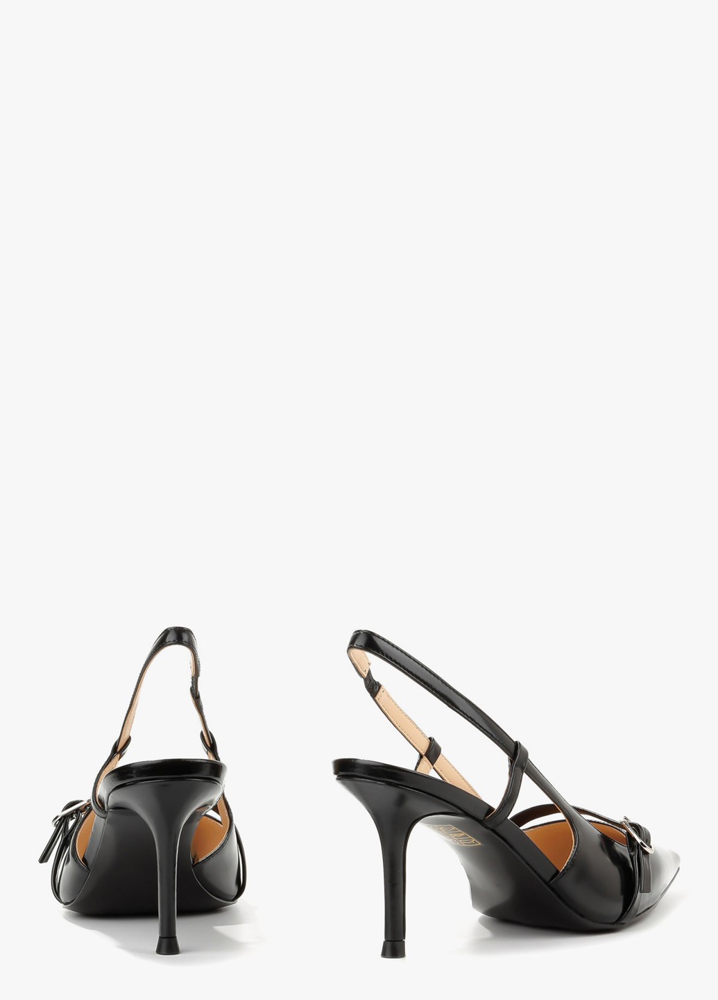 Le'BERDES Туфли слингбеки черный з натуральная кожа, украина — лето (322646226)