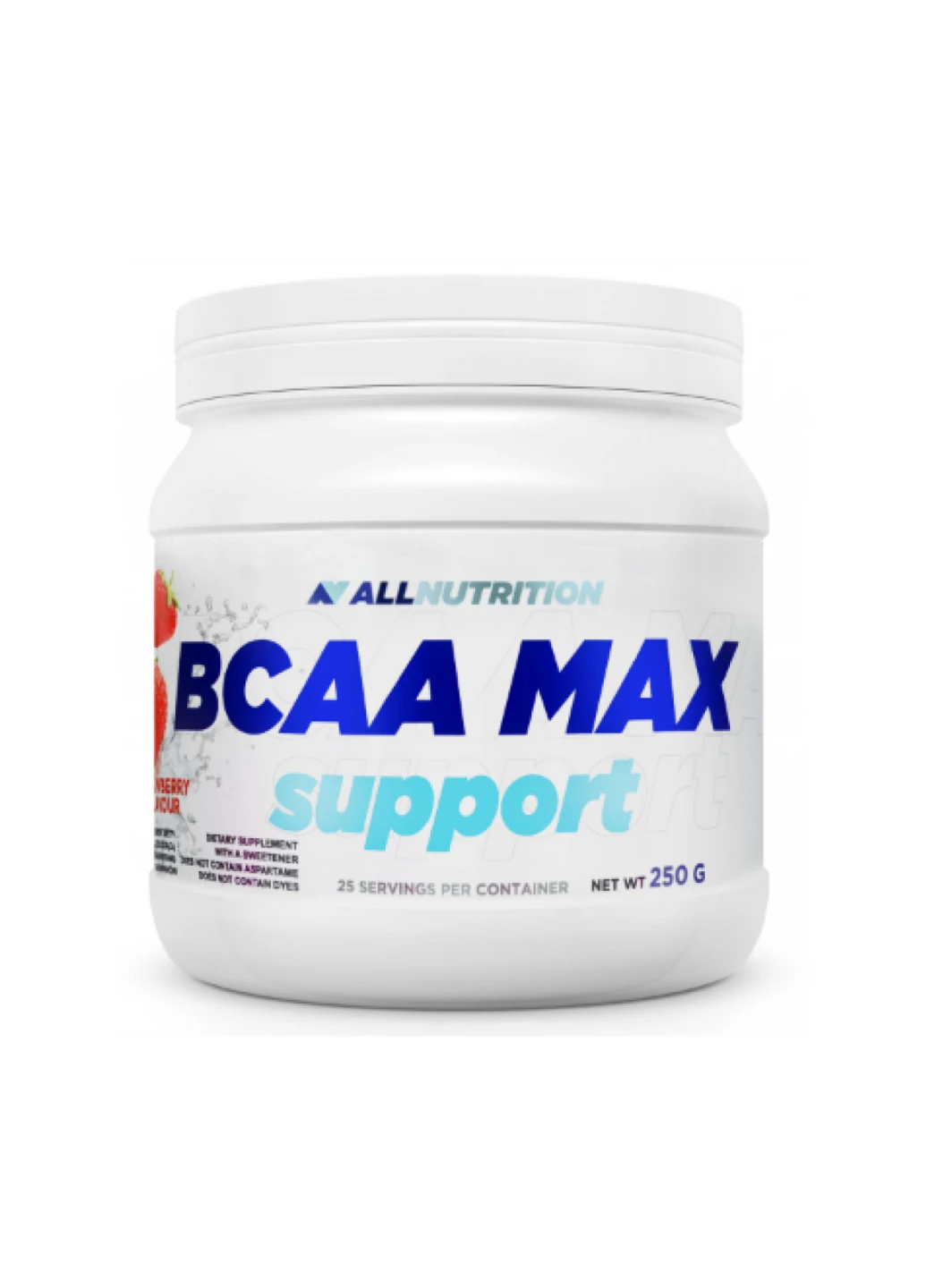 Комплекс амінокислот для набору м'зової маси BCAA Max Support - 250g Black curant Allnutrition (254805168)