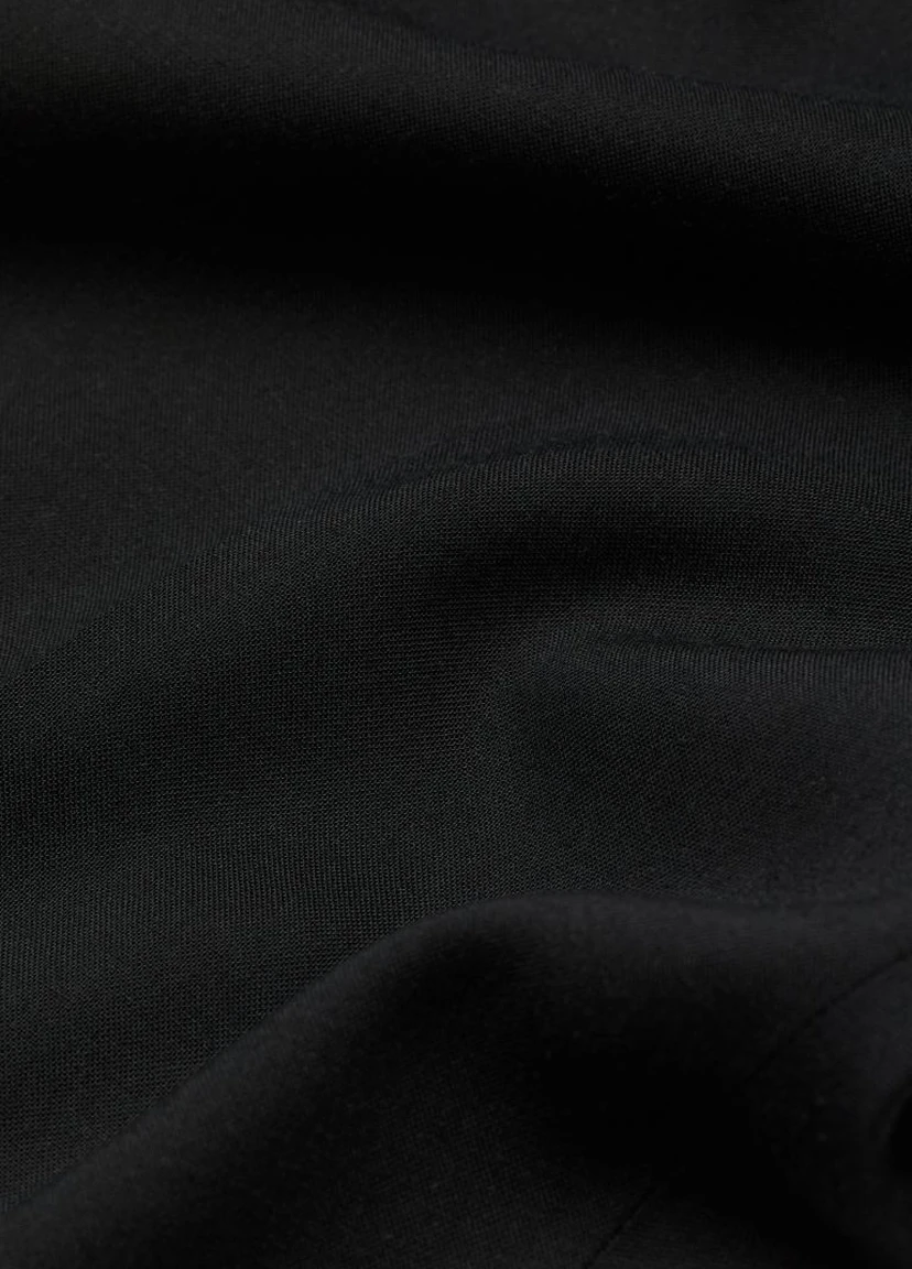 Черные кэжуал летние брюки H&M