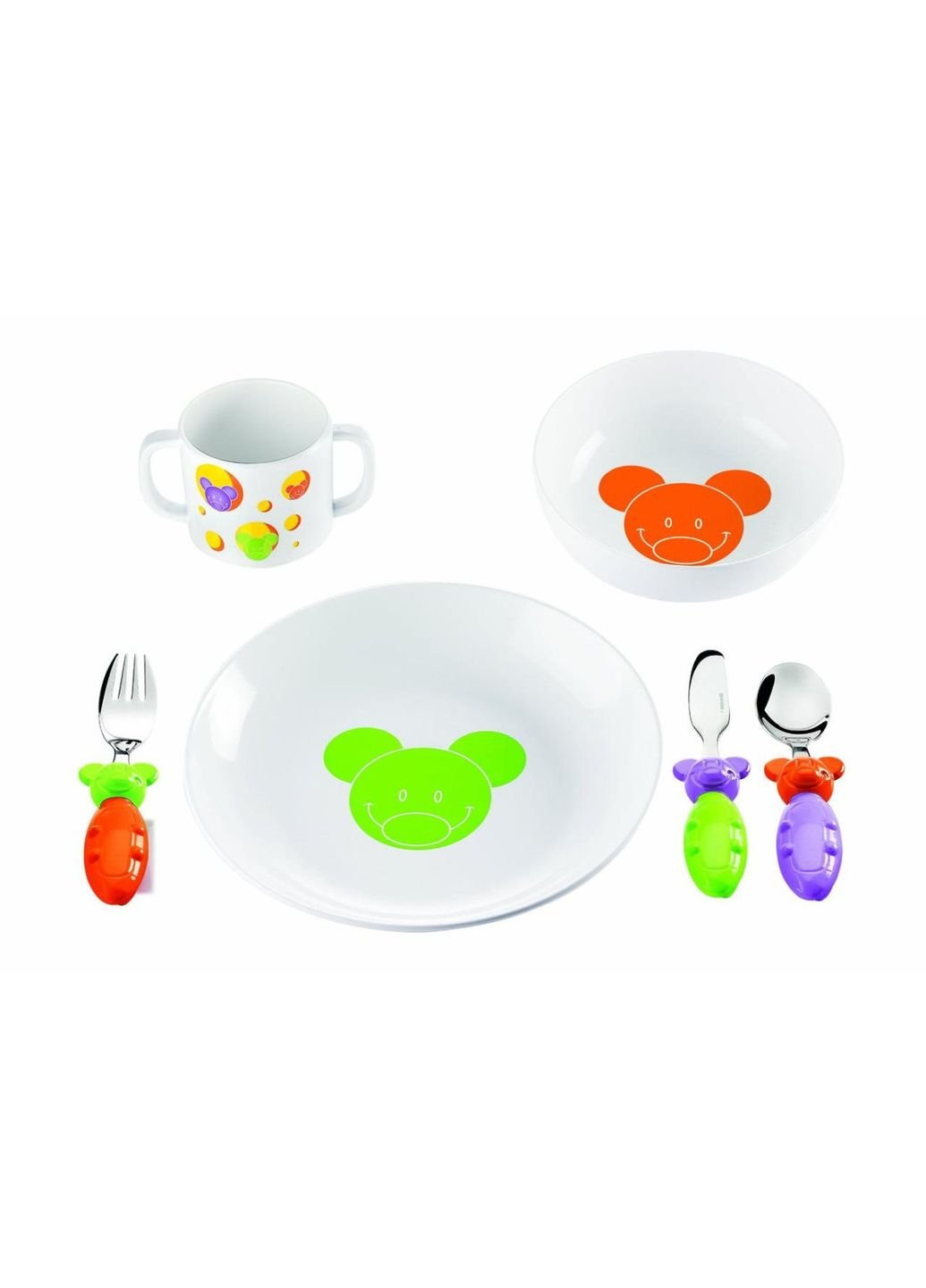 Детский набор посуды Bimbi 7560052 6 предметов Guzzini (253623491)