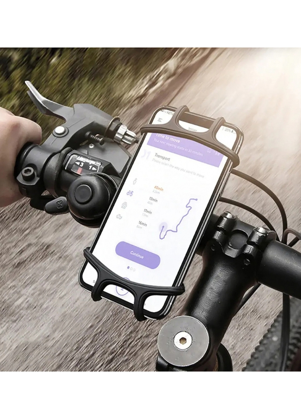 Тримач для телефону на велосипед, 13х7 см Forus (259907859)