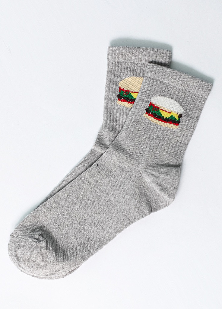 Шкарпетки Бургер і картопля LOMM высокие (212242405)