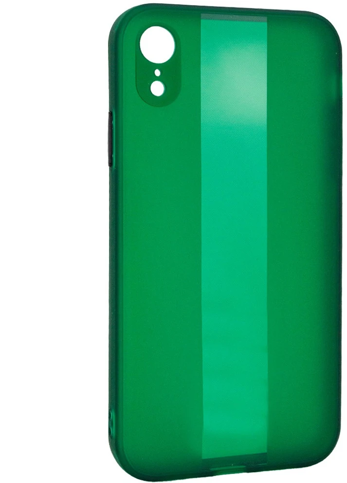 Чехол TPU Glossy Line Full Camera для Apple iPhone XR (6.1') Зеленый (is_00000044027_1) Epik (229725911)