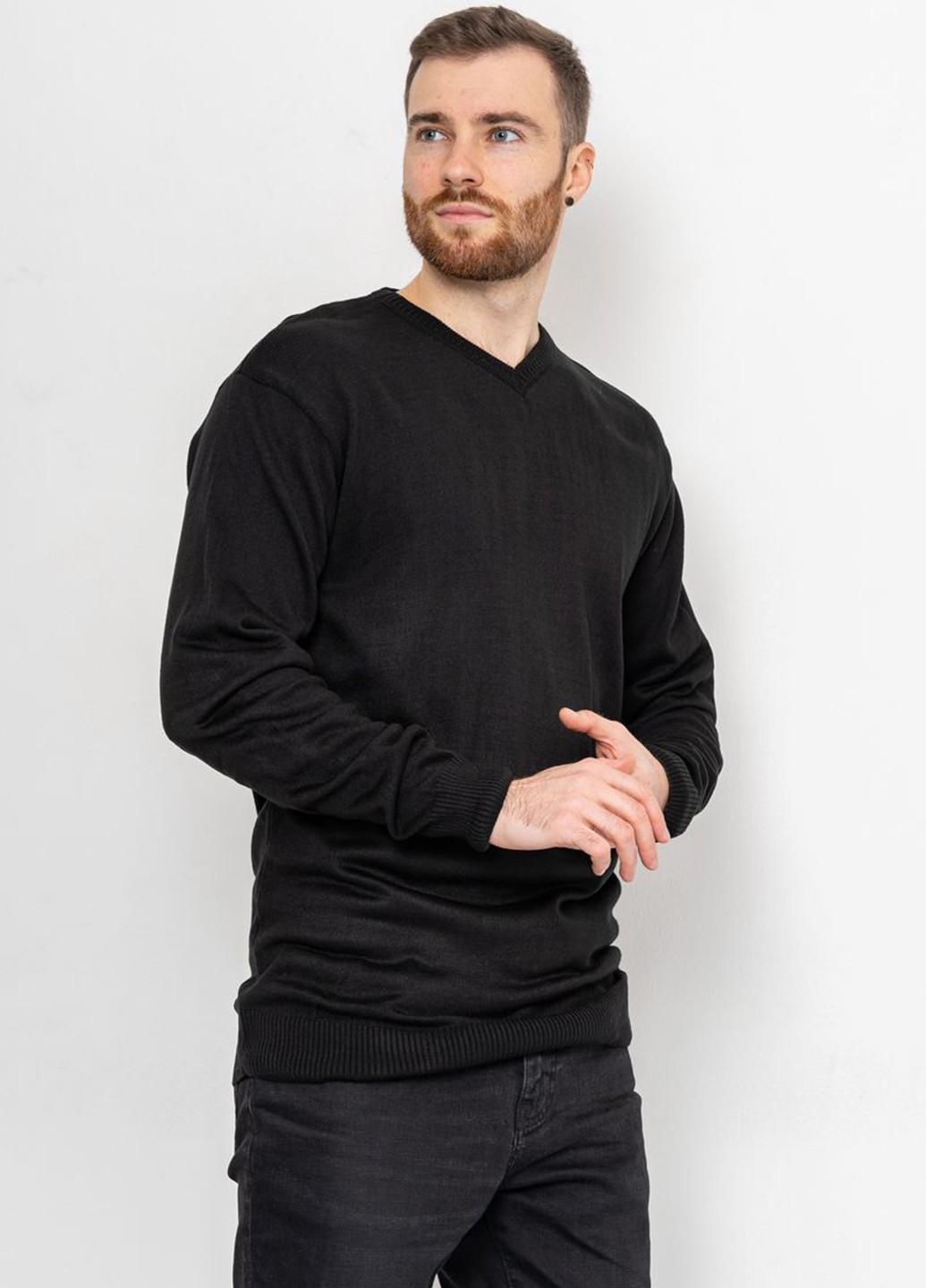 Черный демисезонный пуловер пуловер Ager