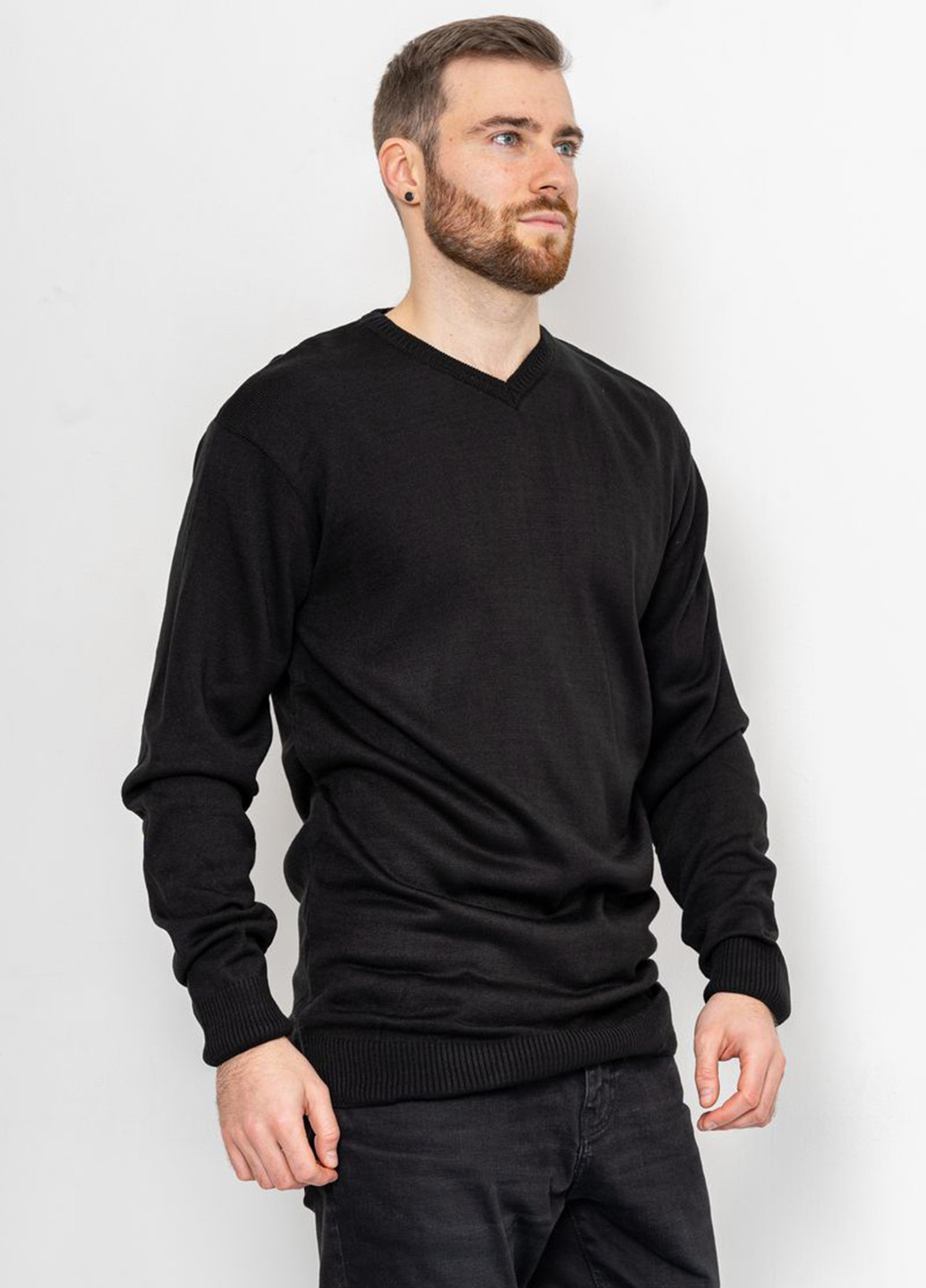 Чорний демісезонний пуловер пуловер Ager