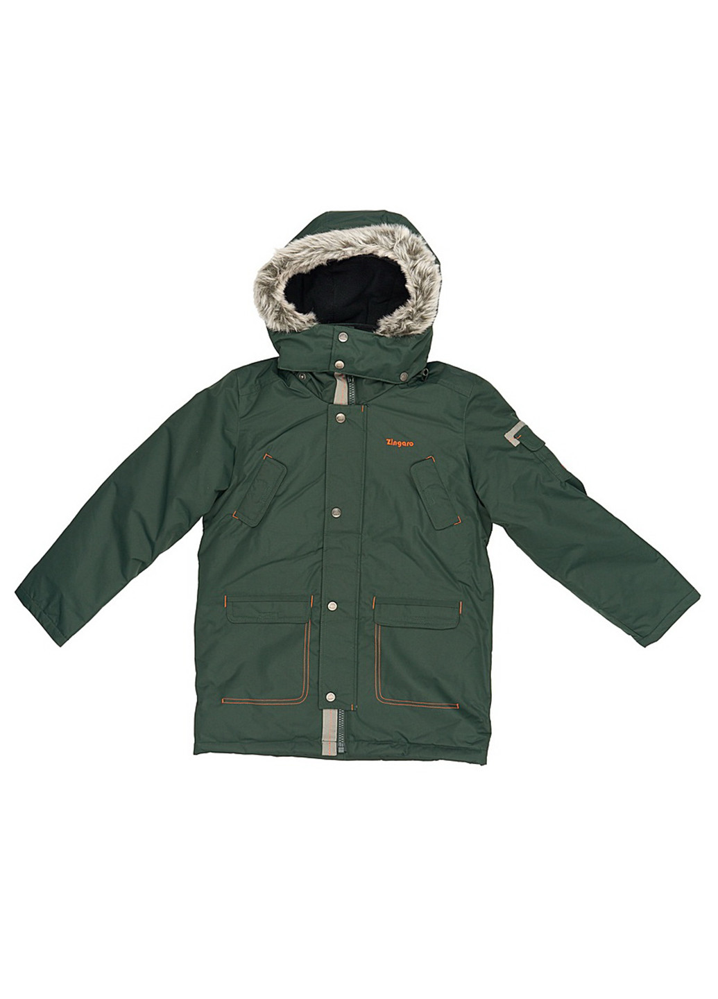 Темно-зелена зимня куртка Zingaro by Gusti