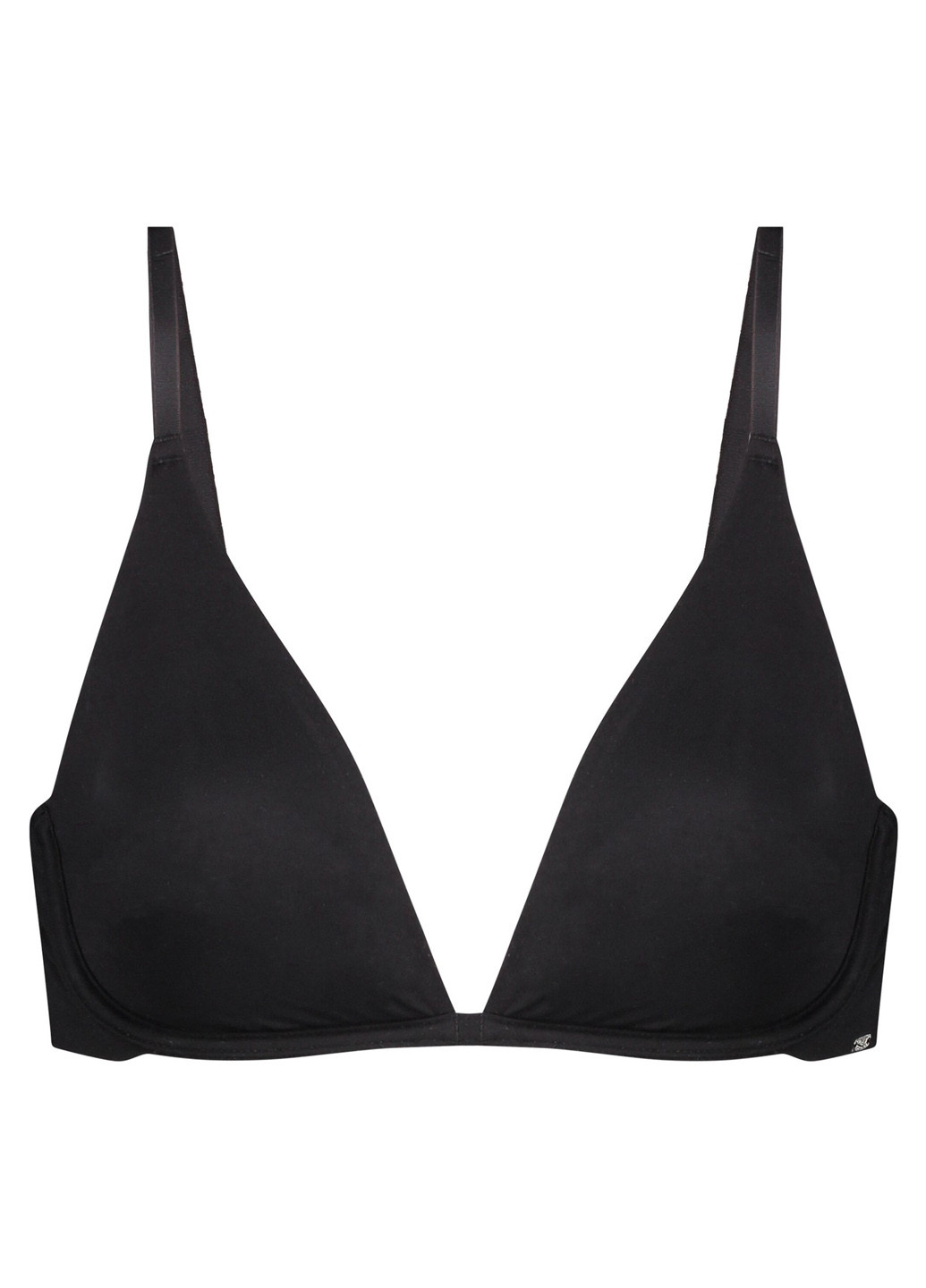 Чёрный бралетт бюстгальтер Hunkemoller с косточками полиамид