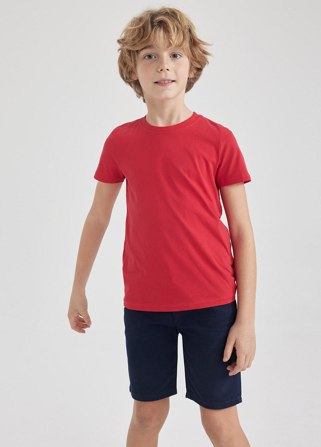 Червона літня футболка DeFacto