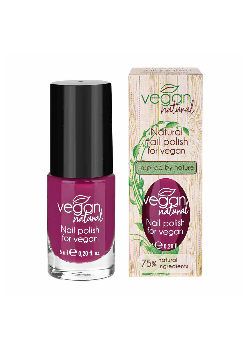 Лак для ногтей №07 сливовый Vegan Natural (215881466)