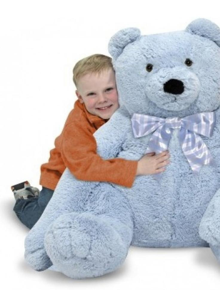 Мягкая игрушка (MD3983) Melissa&Doug Большой плюшевый мишка, голубой, 76см х. 69см (203968468)