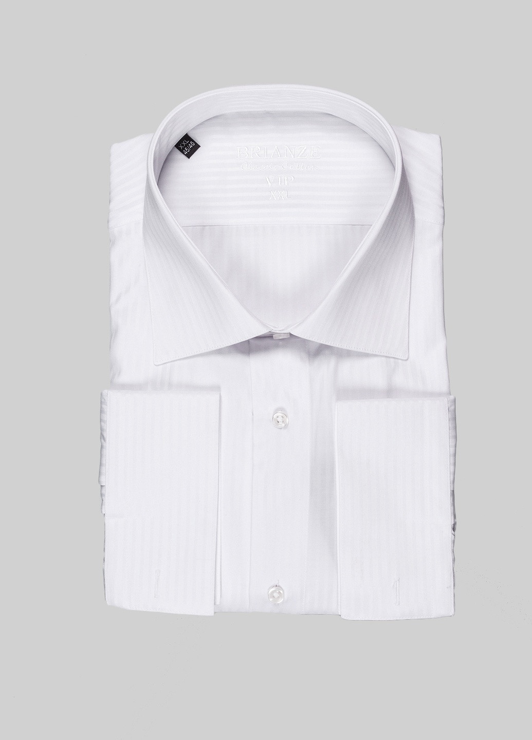 Белая кэжуал рубашка в полоску Brianze