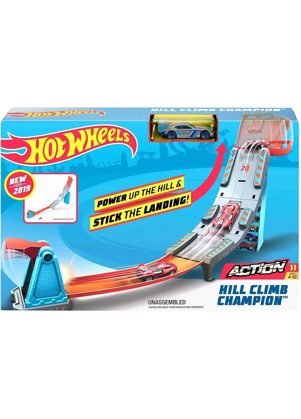 Игровой набор Hot Wheels Hill Climb Champion Track Set Хот Вилс Чемпион Крутой подъем (GBF83) Mattel (255665357)