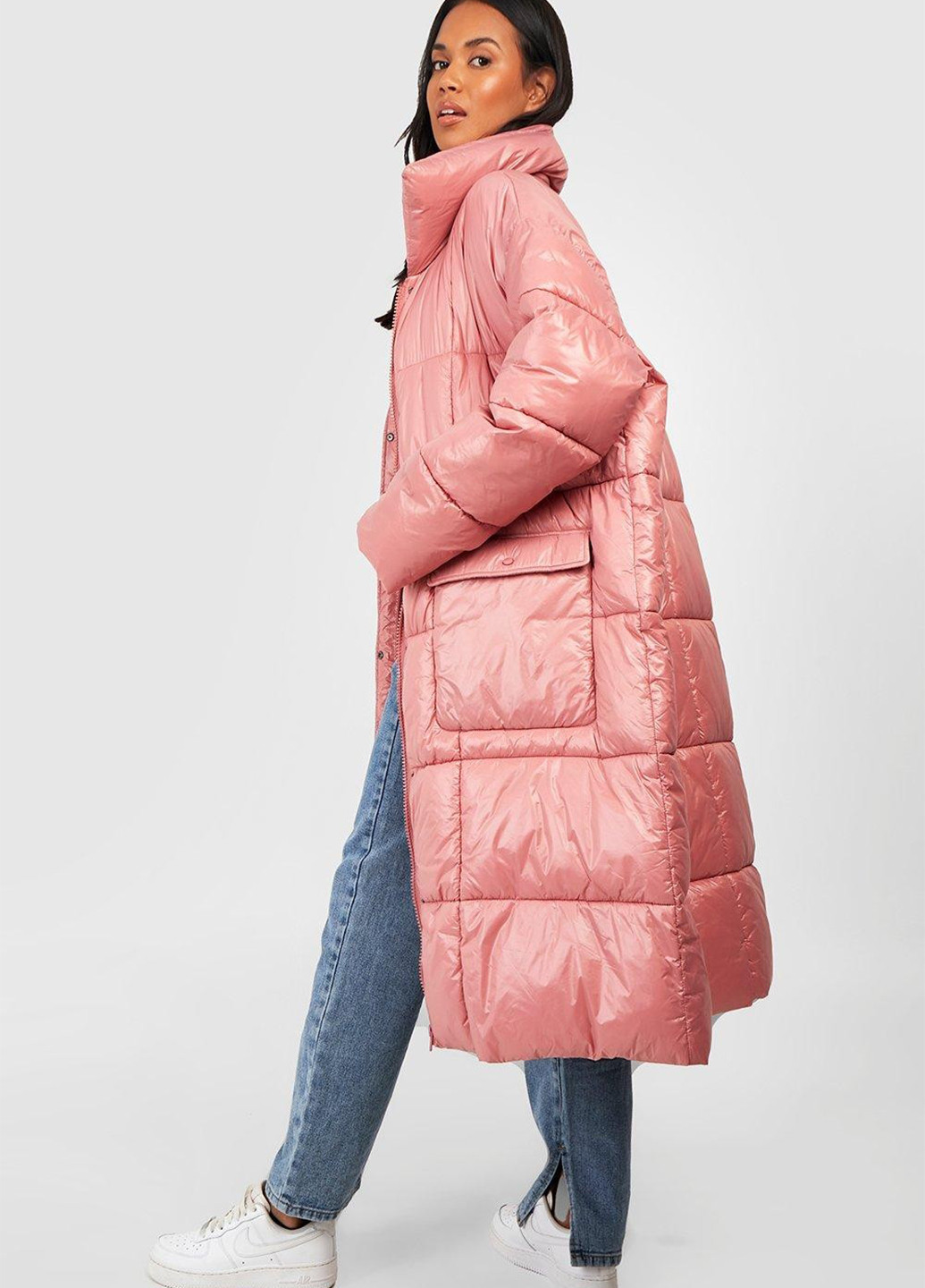 Розовая демисезонная куртка Boohoo