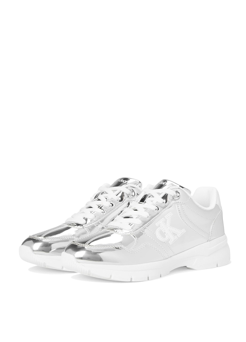 Кроссовки Calvin Klein серебряные демисезоны (335838550)
