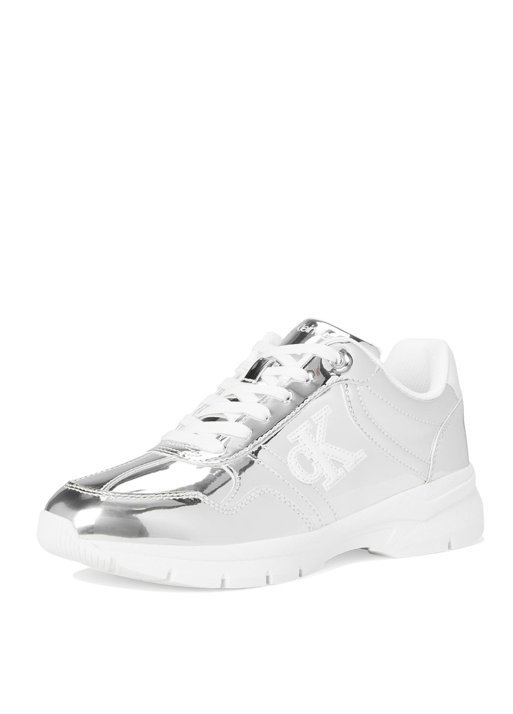 Кроссовки Calvin Klein серебряные демисезоны (335838550)