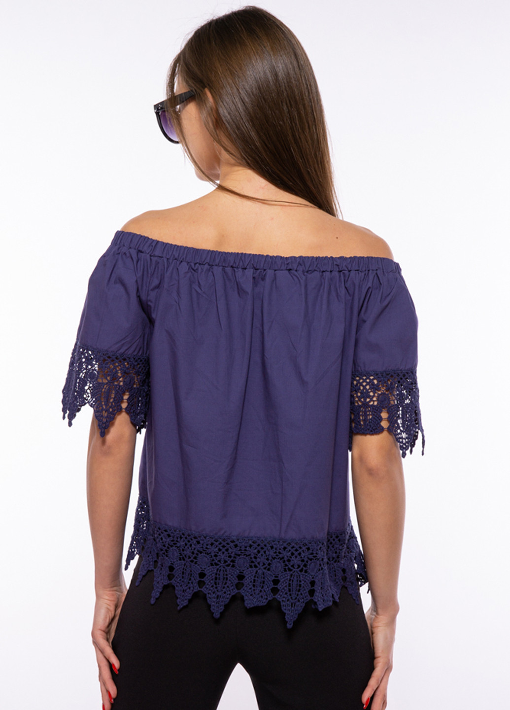 Фиолетовая блуза Time of Style