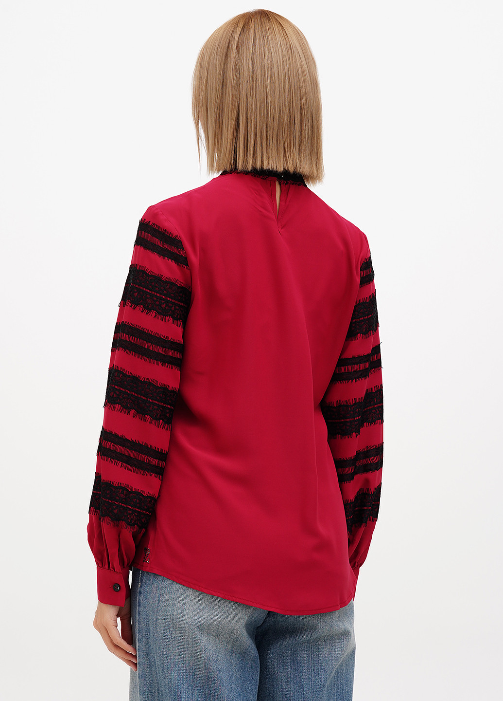 Бордовая блуза Sassofono