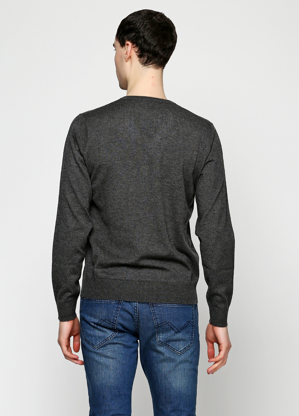 Серый демисезонный пуловер пуловер Pierre Balmain