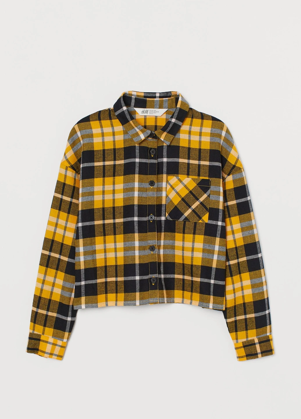 Цветная кэжуал рубашка в клетку H&M