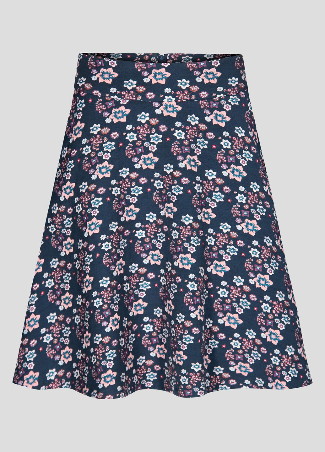 Темно-синяя кэжуал цветочной расцветки юбка Orsay мини