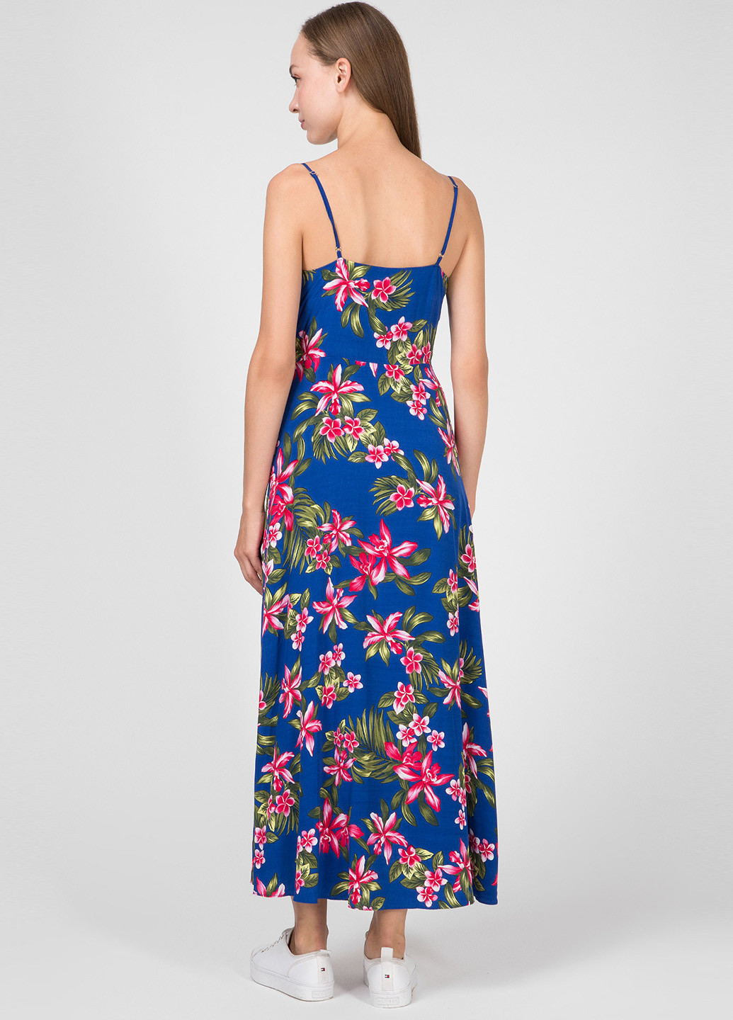 Синя кежуал сукня на запах Tommy Hilfiger з квітковим принтом